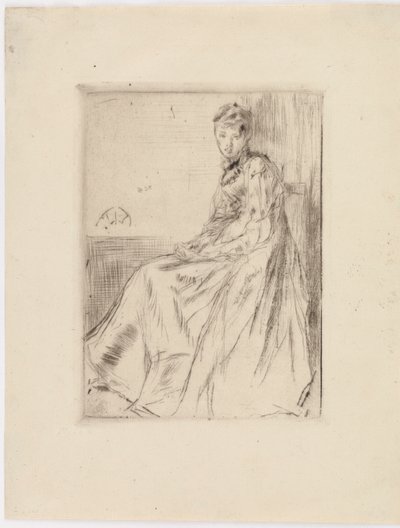 List (Maud, siedząca) autorstwa James Abbott McNeill Whistler