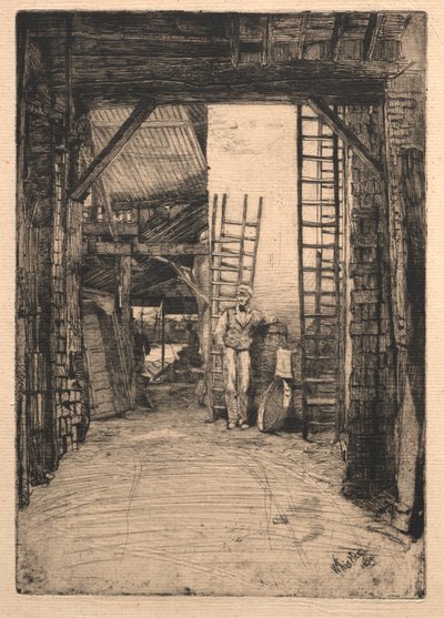 Palnik do wapna autorstwa James McNeill Whistler
