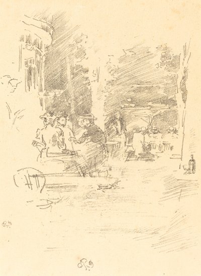 Mała Kawiarnia au Bois autorstwa James Abbott McNeill Whistler