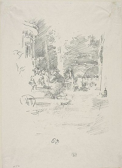Mała Kawiarnia au Bois autorstwa James Abbott McNeill Whistler