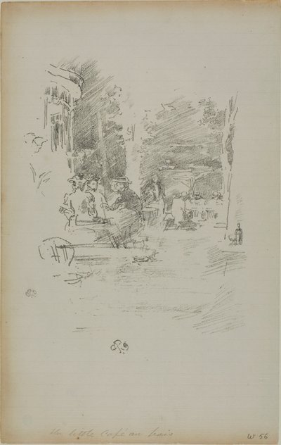 Mała Kawiarnia au Bois autorstwa James McNeill Whistler