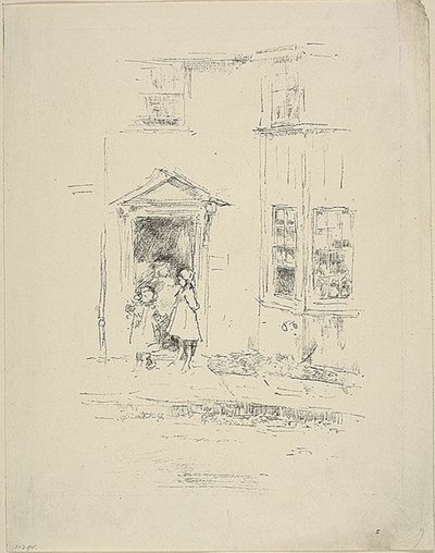 Małe Drzwi, Lyme Regis autorstwa James Abbott McNeill Whistler