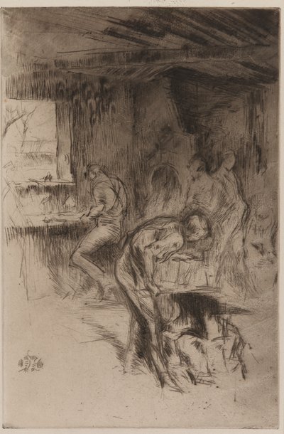 Mała Kuźnia, Liverpool autorstwa James Abbott McNeill Whistler