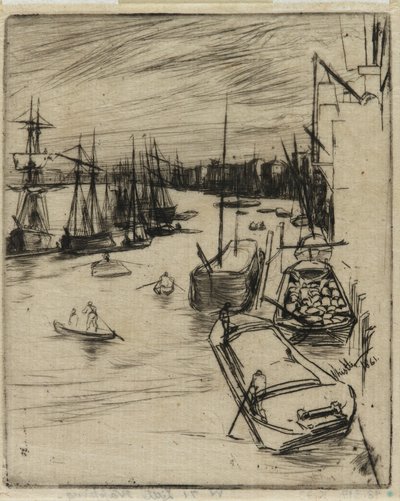 Mały Rotherhithe autorstwa James Abbott McNeill Whistler