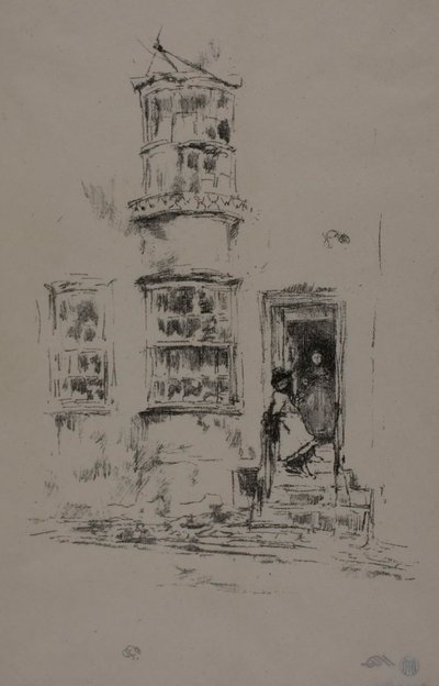 Małe kroki, Lyme Regis autorstwa James Abbott McNeill Whistler