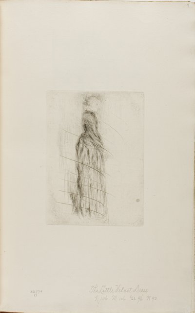 Mała Aksamitna Sukienka autorstwa James Abbott McNeill Whistler
