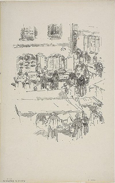 Rynek, Vitre autorstwa James Abbott McNeill Whistler