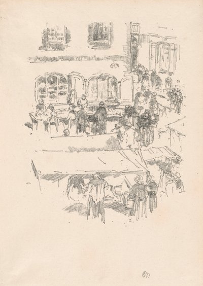 Rynek, Vitre autorstwa James McNeill Whistler