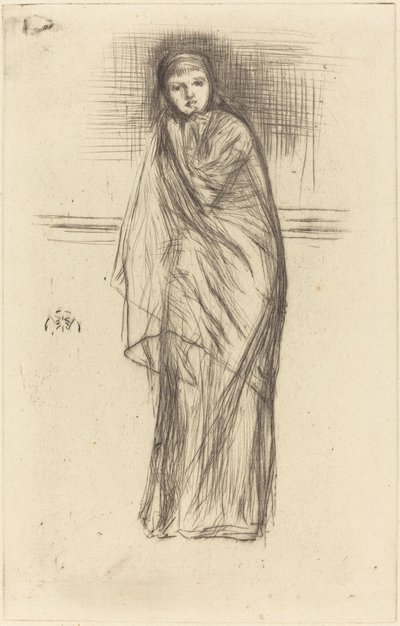 Model odpoczywa autorstwa James Abbott McNeill Whistler