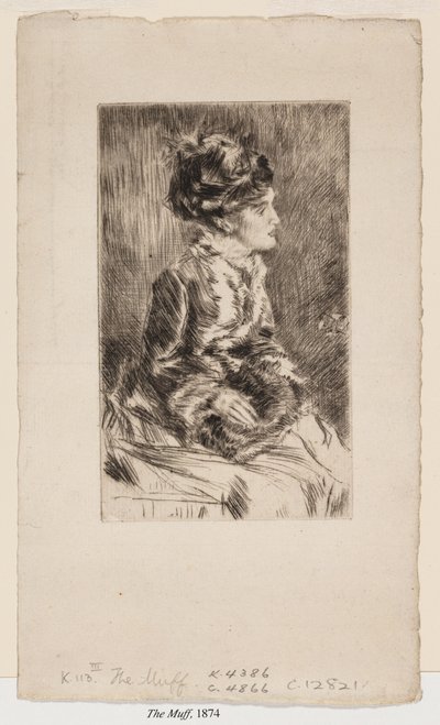 mufka autorstwa James Abbott McNeill Whistler