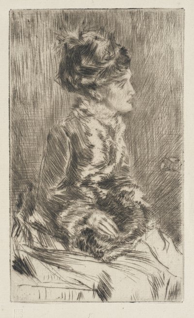 Mufka autorstwa James McNeill Whistler