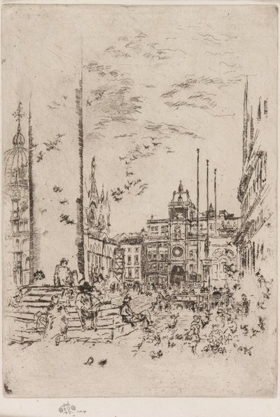 Piazzetta autorstwa James Abbott McNeill Whistler