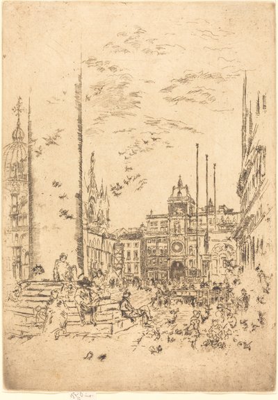 Piazzetta autorstwa James Abbott McNeill Whistler