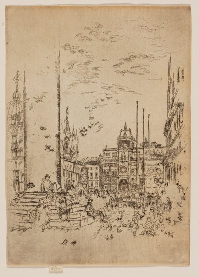 Piazzetta autorstwa James Abbott McNeill Whistler