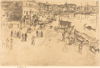 Riva, No.I autorstwa James Abbott McNeill Whistler