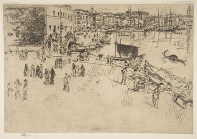 Riva, nr 1 autorstwa James McNeill Whistler