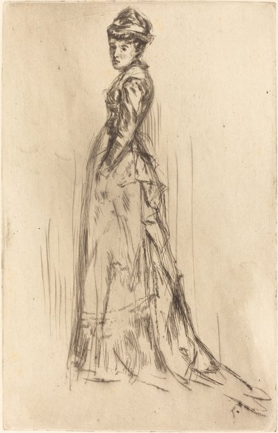 Jedwabna sukienka autorstwa James Abbott McNeill Whistler