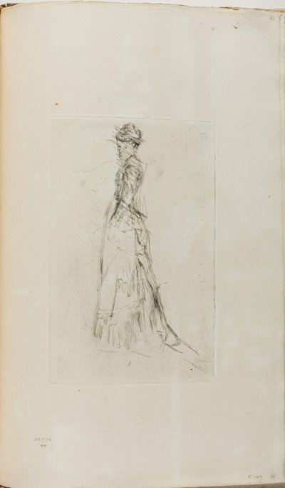 Jedwabna sukienka autorstwa James Abbott McNeill Whistler