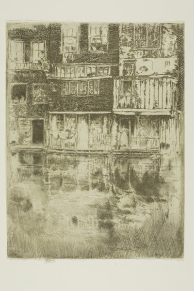 The Square House, Amsterdam autorstwa James Abbott McNeill Whistler