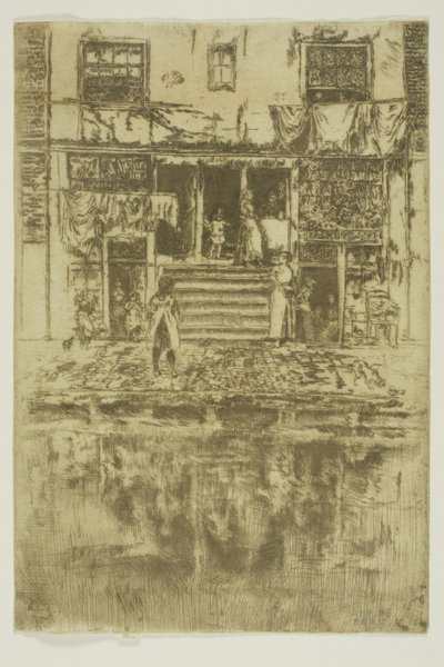 Schody, Amsterdam autorstwa James Abbott McNeill Whistler