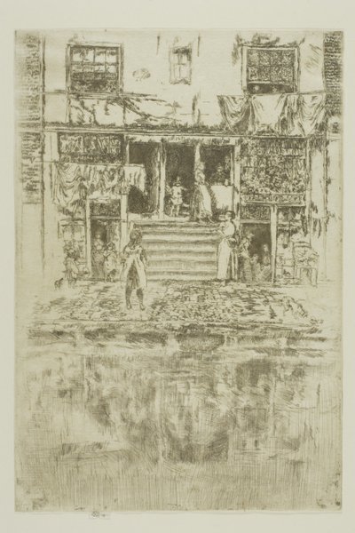 Schody, Amsterdam autorstwa James Abbott McNeill Whistler