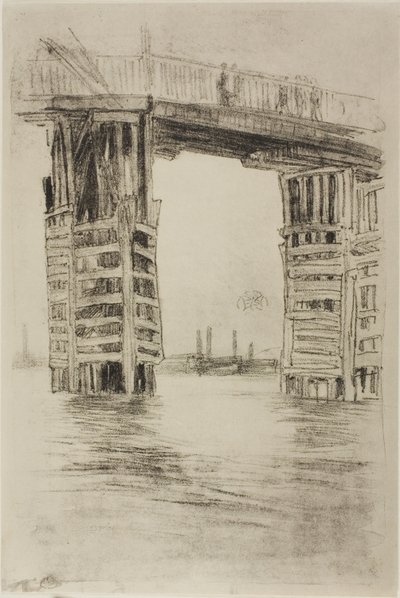 Wysoki most autorstwa James Abbott McNeill Whistler