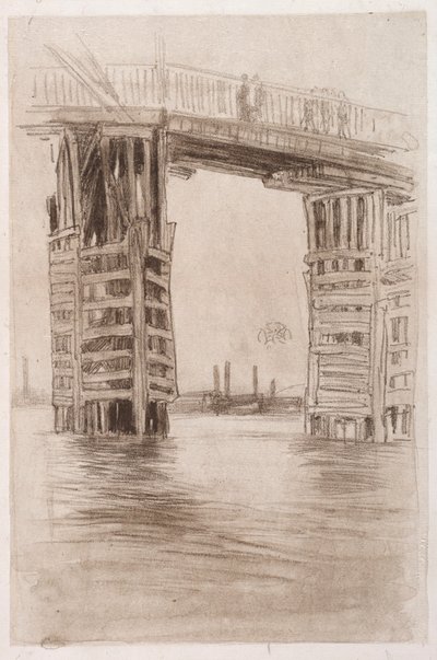 Wysoki most autorstwa James McNeill Whistler