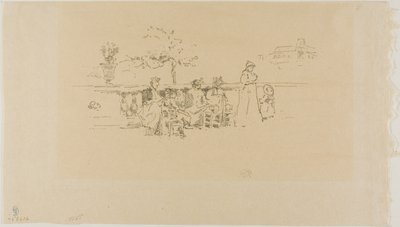 Taras, Luksemburg autorstwa James Abbott McNeill Whistler