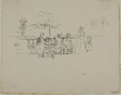 Taras, Luksemburg autorstwa James Abbott McNeill Whistler