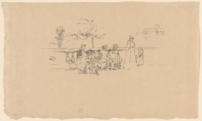 Taras, Luksemburg autorstwa James Abbott McNeill Whistler