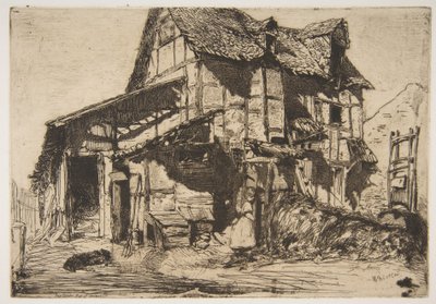 Niebezpieczna kamienica czynszowa (Stare gospodarstwo) autorstwa James McNeill Whistler