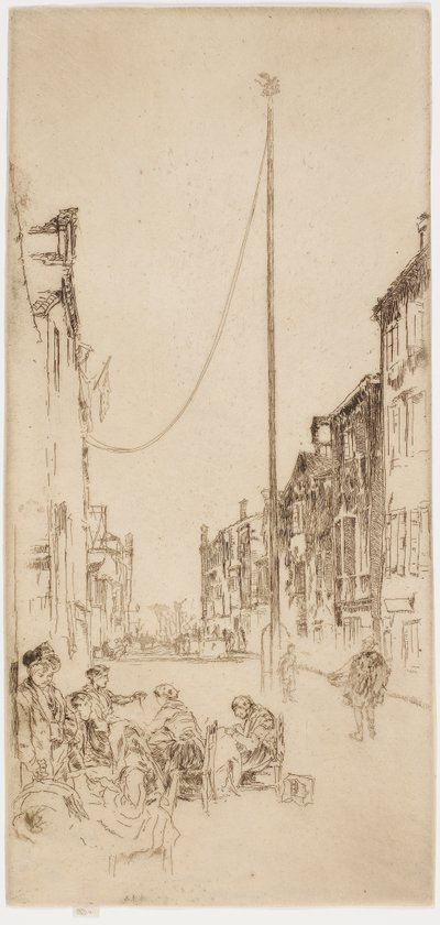 Maszt wenecki autorstwa James Abbott McNeill Whistler