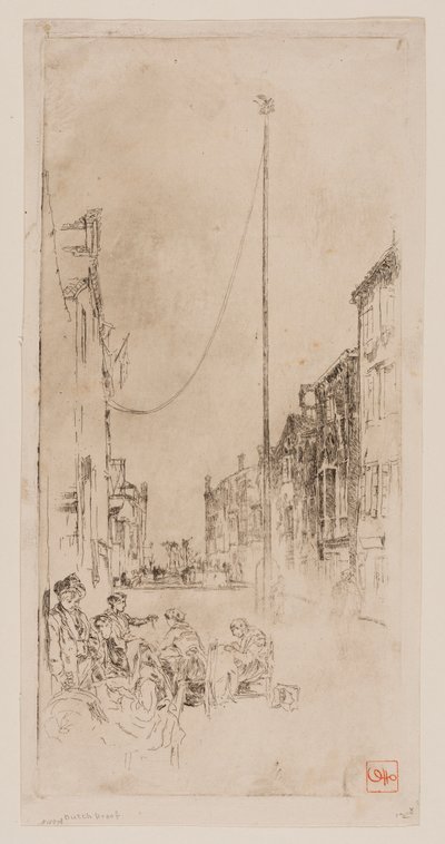 Maszt wenecki autorstwa James Abbott McNeill Whistler