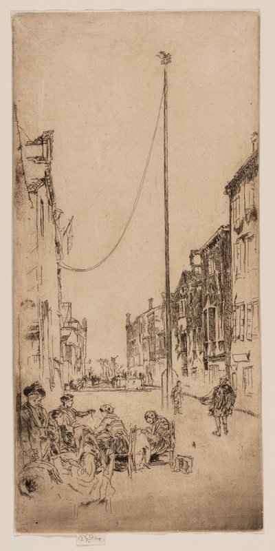 Maszt wenecki autorstwa James Abbott McNeill Whistler