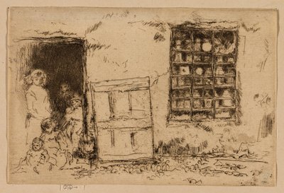 Wiejski sklep ze słodyczami autorstwa James Abbott McNeill Whistler