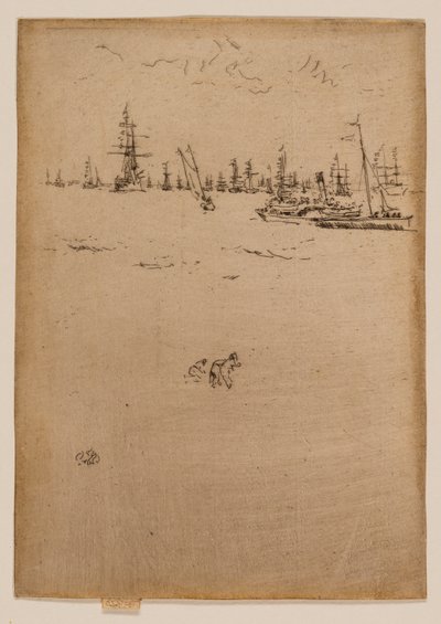 Łódź dla odwiedzających autorstwa James McNeill Whistler