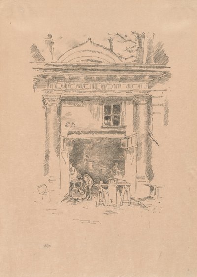 Whitesmiths, Impasse des Carmélites autorstwa James McNeill Whistler