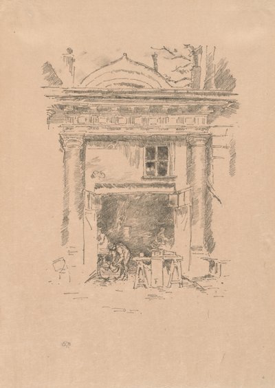 Whitesmiths, Impasse des Carmélites autorstwa James Abbott McNeill Whistler