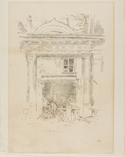 Whitesmiths, Impasse des Carmélites autorstwa James Abbott McNeill Whistler
