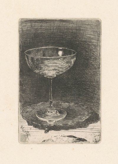 Kieliszek do wina autorstwa James Abbott McNeill Whistler