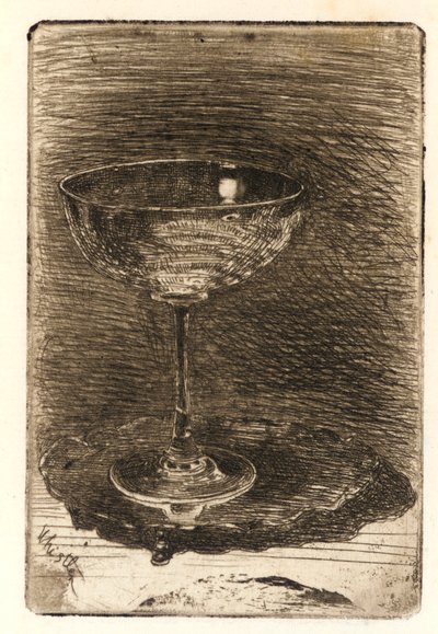 Kieliszek do wina autorstwa James Abbott McNeill Whistler
