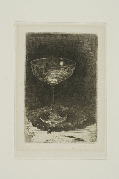Kieliszek do wina autorstwa James Abbott McNeill Whistler