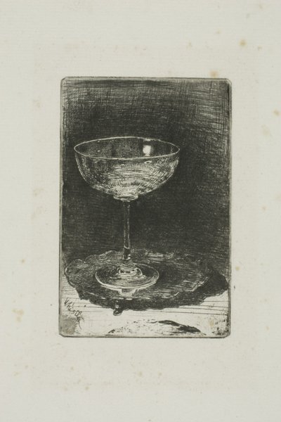 Kieliszek do wina autorstwa James Abbott McNeill Whistler