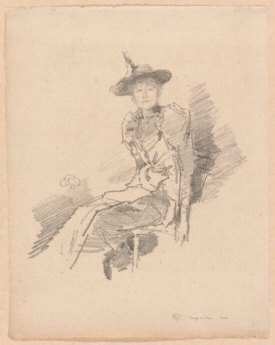 Skrzydlaty Kapelusz autorstwa James Abbott McNeill Whistler