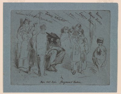 Strona tytułowa „Zestawu francuskiego” autorstwa James Abbott McNeill Whistler