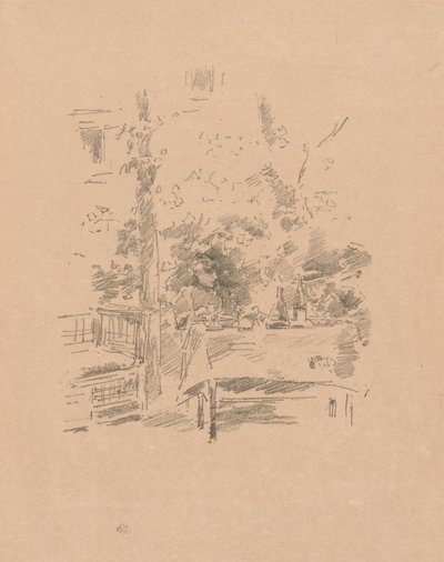 Jeden na jednego w ogrodzie autorstwa James Abbott McNeill Whistler