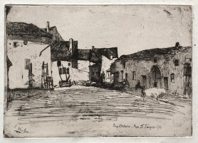 Dwanaście akwafort z natury:  Liverdun autorstwa James McNeill Whistler