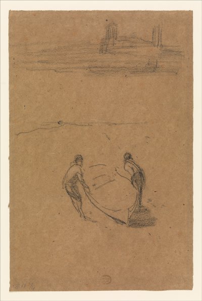Zwei Männer und ein Boot autorstwa James McNeill Whistler
