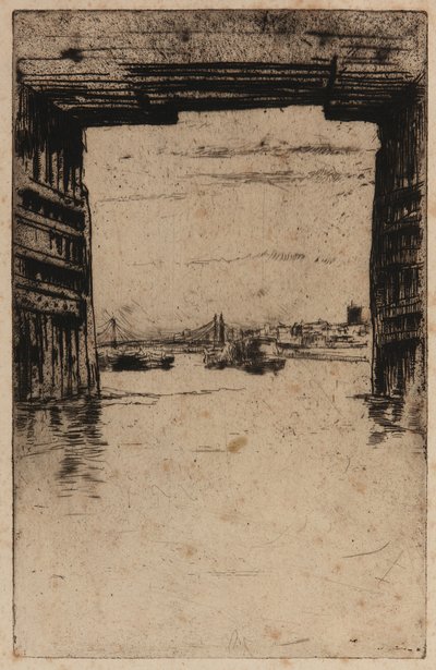 Pod starym mostem Battersea autorstwa James Abbott McNeill Whistler