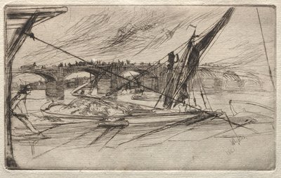 Vauxhall Bridge autorstwa James McNeill Whistler